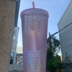 Starbucks Sakura studded china tumbler pink